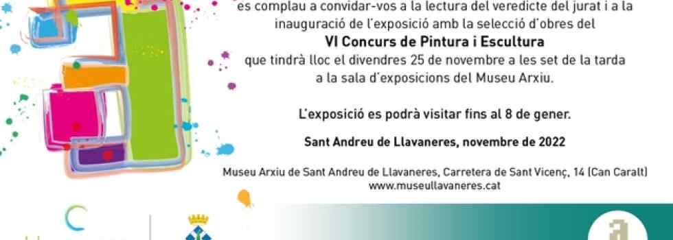 Invitació Concurs Pintura i Escultura